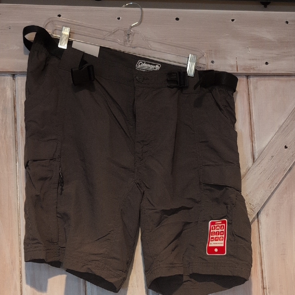 Coleman Men's Dark Brown Cargo Shorts
